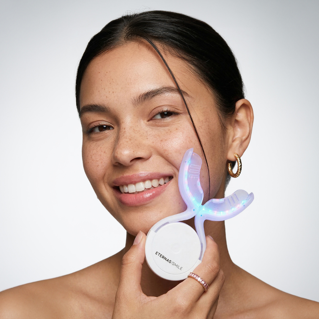 Kit profissional de clareamento dental com tecnologia de luz dupla
