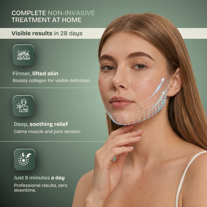 Lifting facial, firmeza e alívio da dor - LED infravermelho de 830 nm