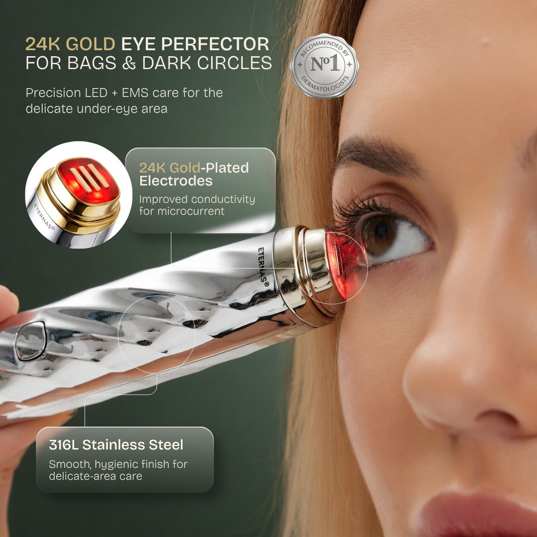 Corretor de Olhos RF em Ouro 24K