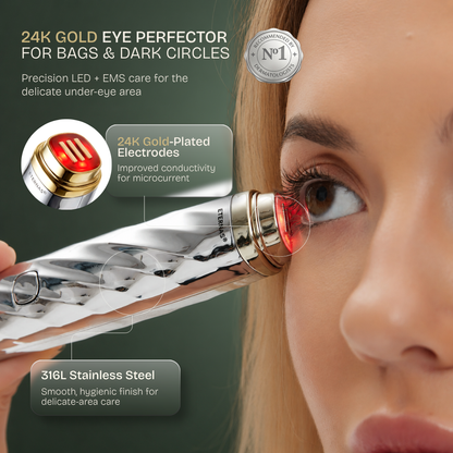 Corretor de Olhos RF em Ouro 24K