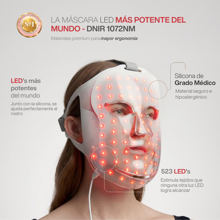 A máscara LED mais potente do mundo - DNIR 1072nm – Eternas