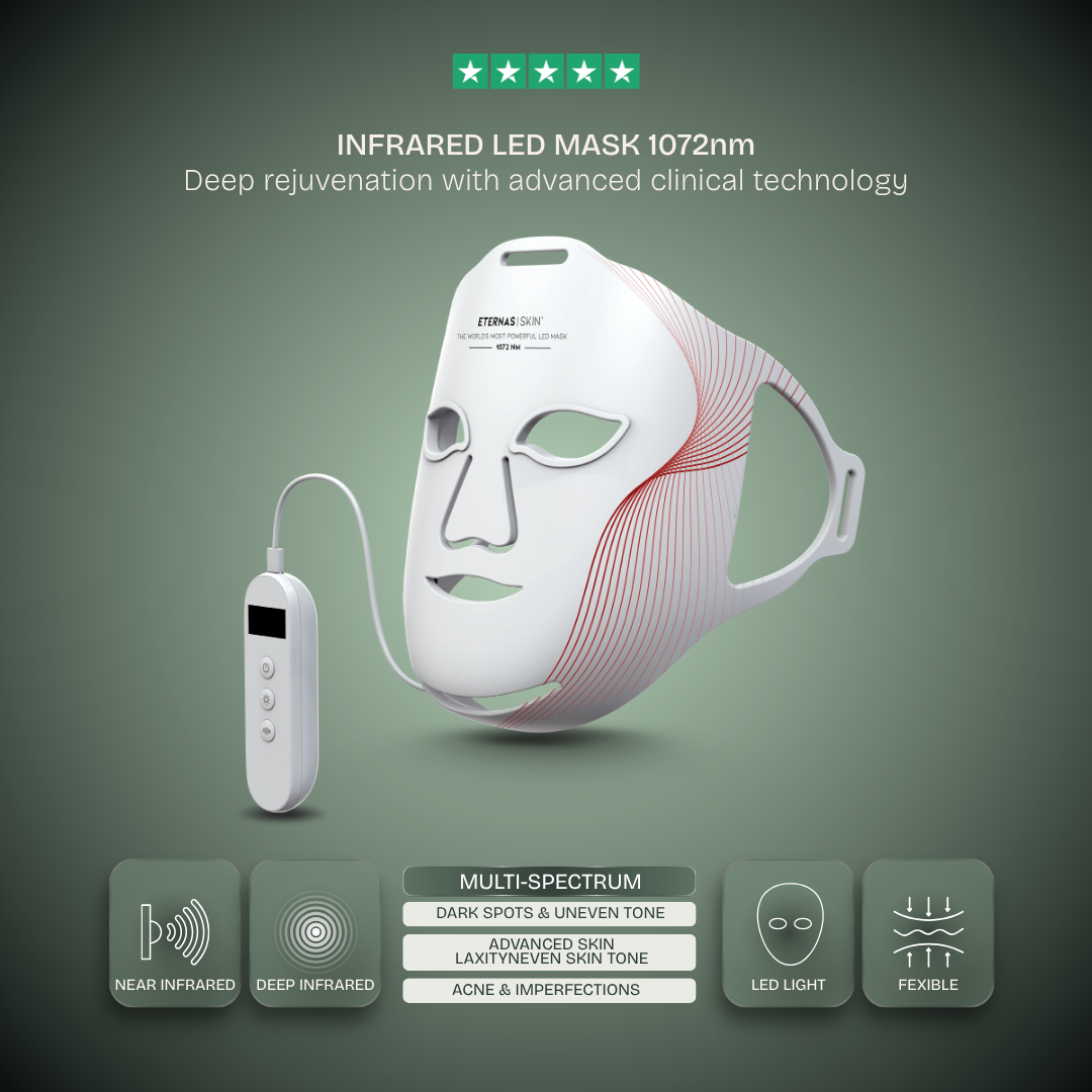A máscara LED mais potente do mundo - DNIR 1072nm