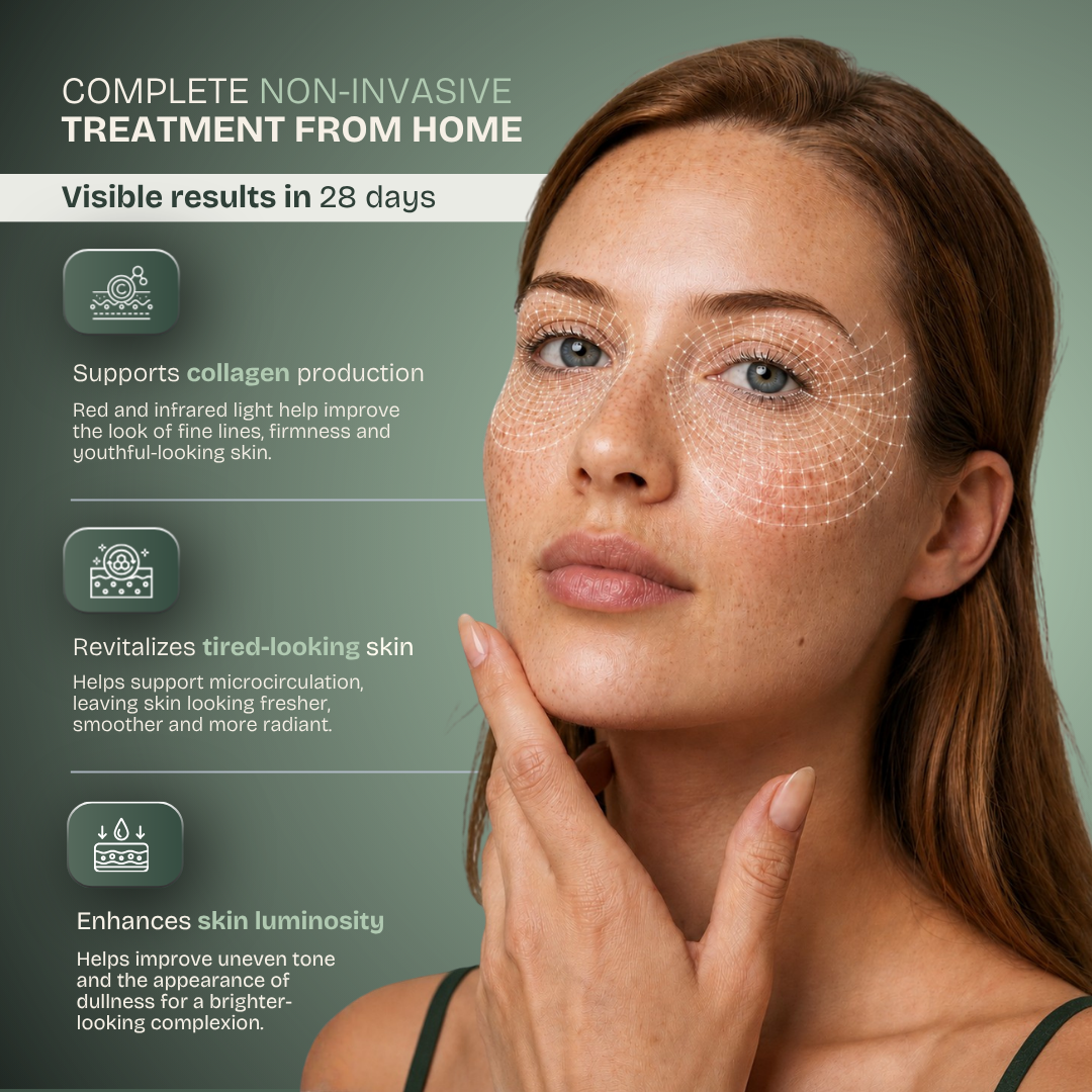 Máscara de brilho ocular infravermelho de 850 nm