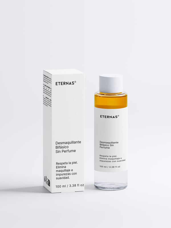 Desmaquilhante bifásico sem fragrância